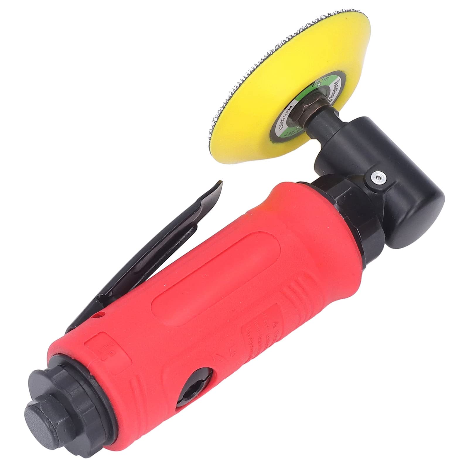 Pneumatic Die Grinder, 3in Industrial Air Grinder, Portable 90° Right Angle Non Eccentric Pneumatic Grinder Polishing Machine 10000rpm for Furniture Process