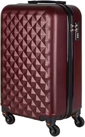 Mala de Bordo em ABS Com 4 Rodas 360 - Inglaterra (Vinho)