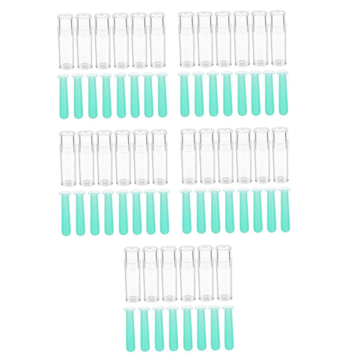 CALLARON 5 Sätze Linsenkolbenentferner Linsen Werkzeug Linsen Einsetzwerkzeug Linsen Entfernungs Saugnapf Auge Für Rgp-linsenkolben Linsen Saugnapf Kieselgel Green 15 Stücke * 5