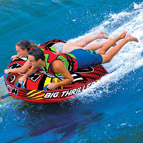 Wow Sports Towable Deck Tube For Boating, 1 - 4 Person Options #TOP3
