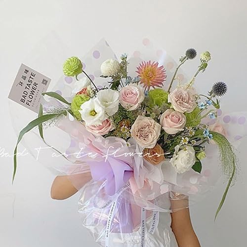 Miniatura 3 de OUKEYI Papel de regalo de flores de 30 unidades, impermeable, para ramo de flores, suministros florales, manualidades, embalaje de regalo o caja de