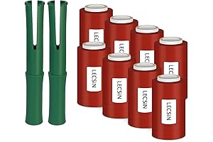 Value-Priced Red Plastic Wrap: Mini Stretch Film for hassle-free packing, moving and storage!