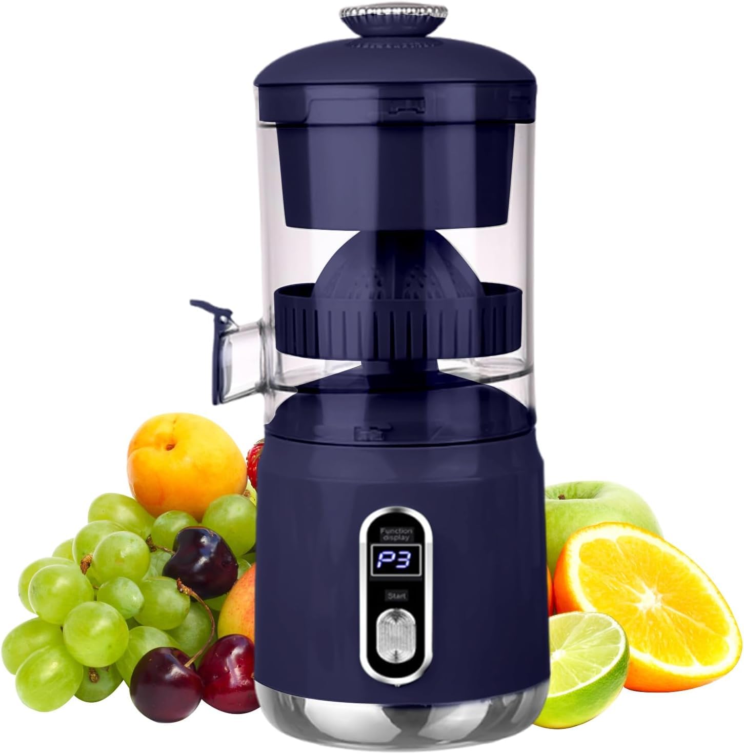 Drumstone (𝗦𝗽𝗲𝗰𝗶𝗮𝗹 𝟭𝟱 𝗬𝗲𝗮𝗿𝘀 𝗪𝗮𝗿𝗿𝗮𝗻𝘁𝘆) Portable Electric Citrus Juicer USB Powered Cordless Juice Maker High Extraction Fruit Press for Orange Lemon Lime Grapefruit-image-9