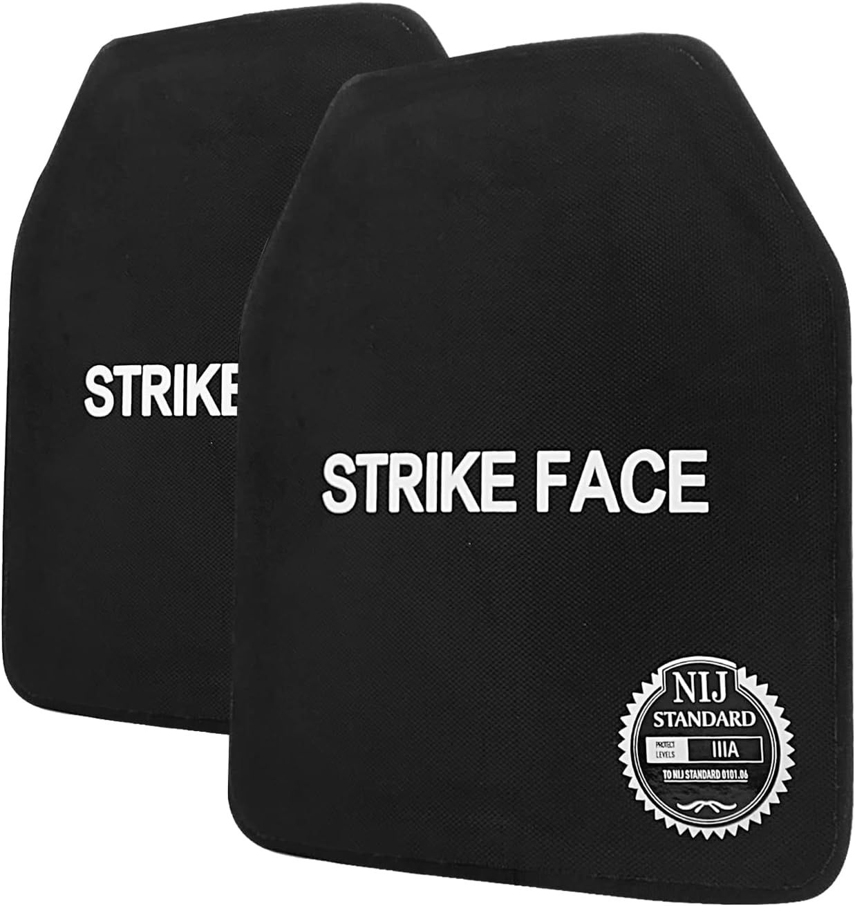 2pc Curved Weight Vest Plates - NU lll3A Chest Plates-Insert Вu