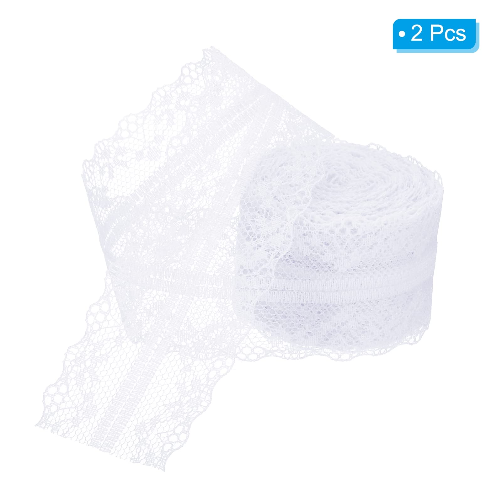 PATIKIL 1.6 Inch x 11 Yards Lace Trim Ribbon - Image 3