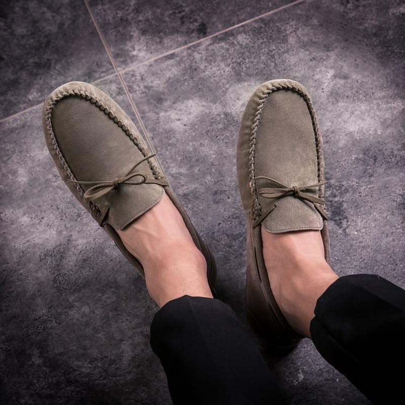 Men's Loafers Shoes Suede Moccasins Boatshoes Anti-Slip Comfortable Flexible Classic Outdoor Slip-on4