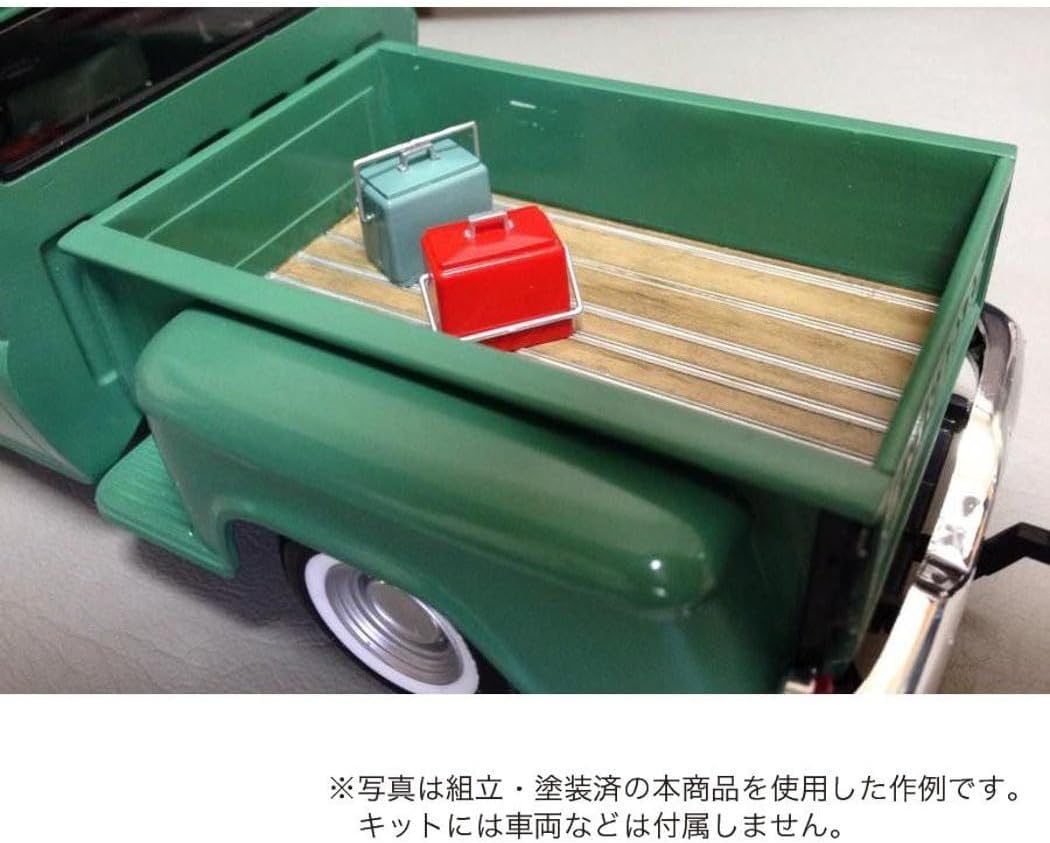 アスカモデル 1/24 ミニチュアスパイス ビンテージクーラーBOX&ドリンクセット プラモデル用アクセサリー MS-003