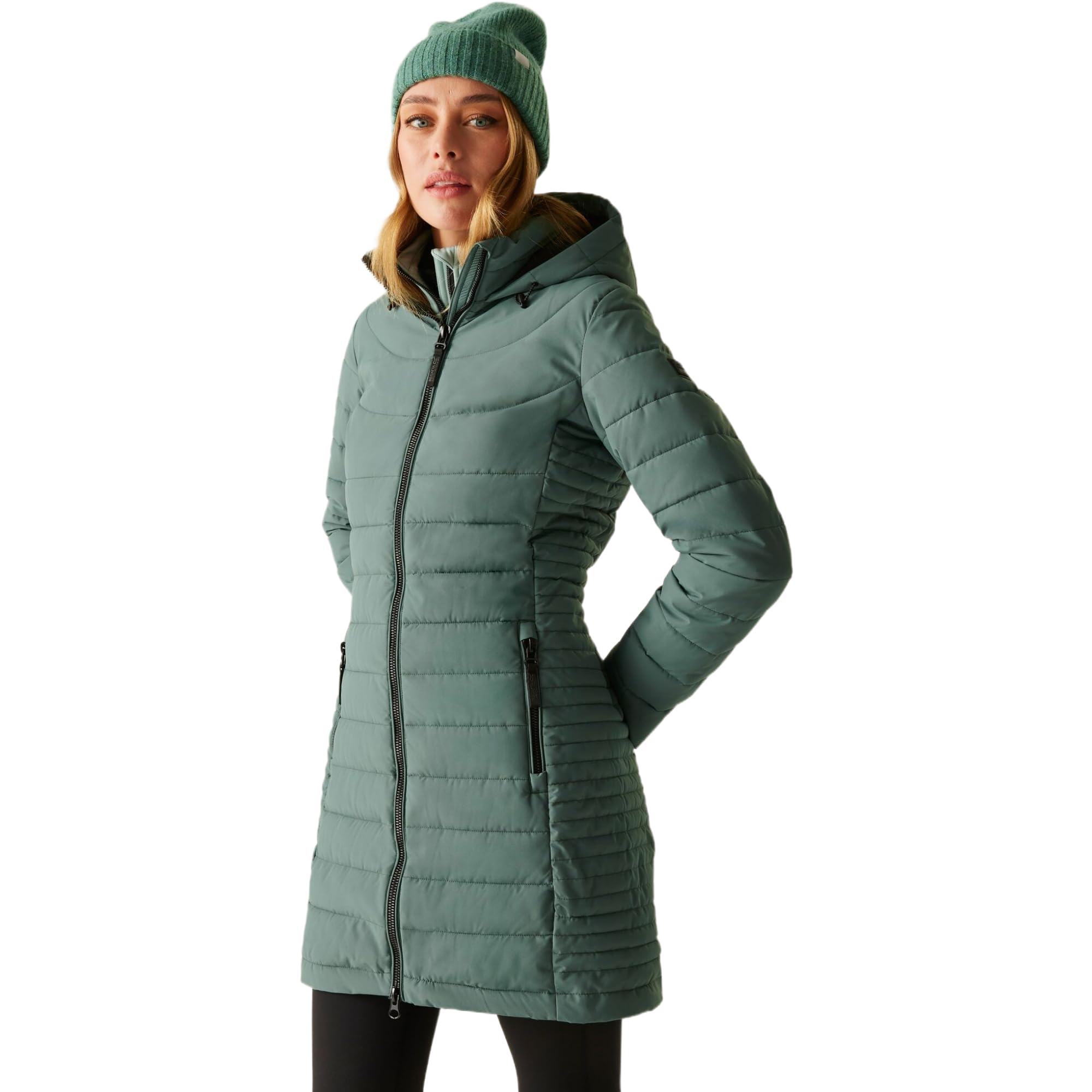 Regatta Women's Vert Long Hooded Down Jacket Andria