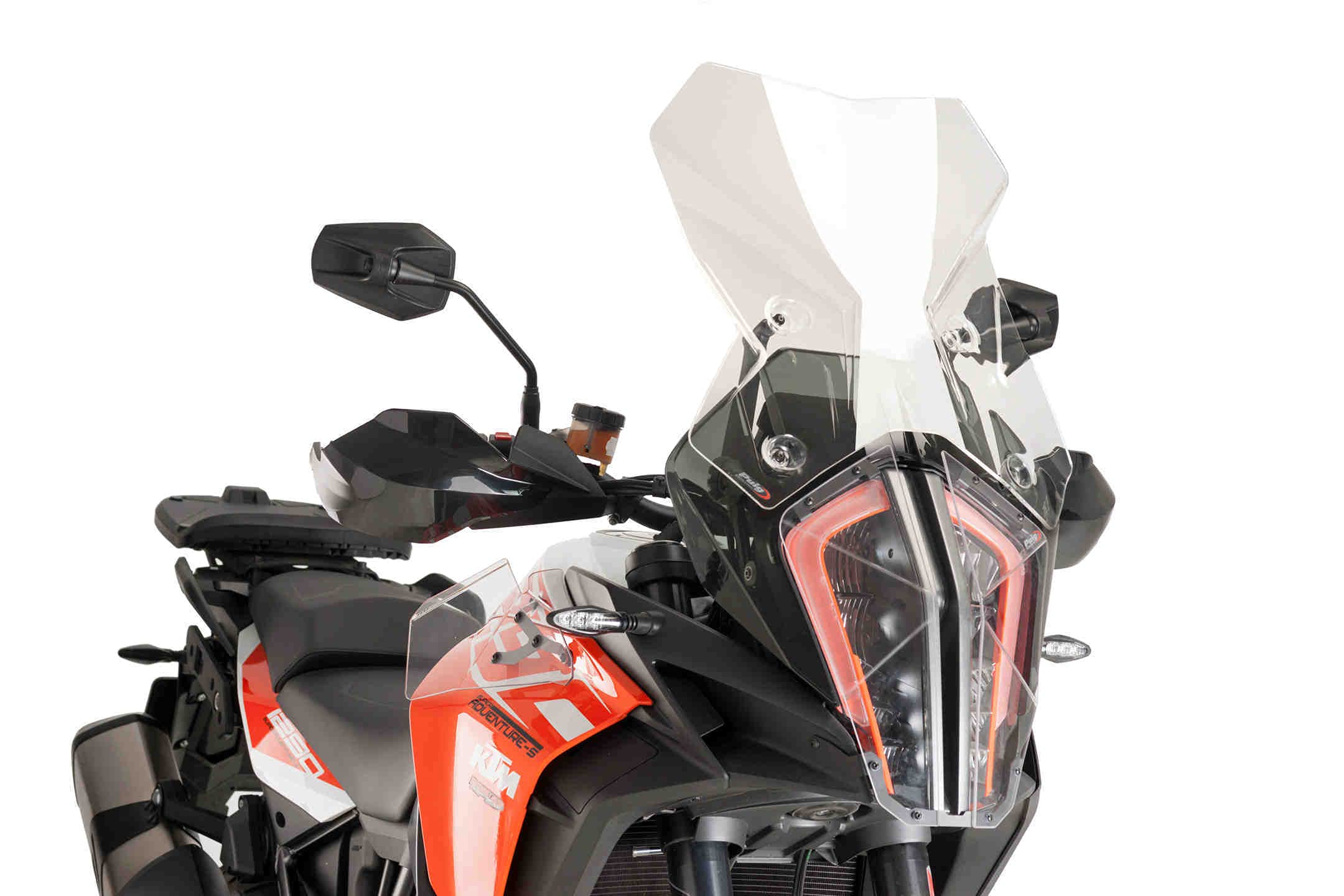 Puig 9717W Touring Windscreen improved wind protection, Transparent
