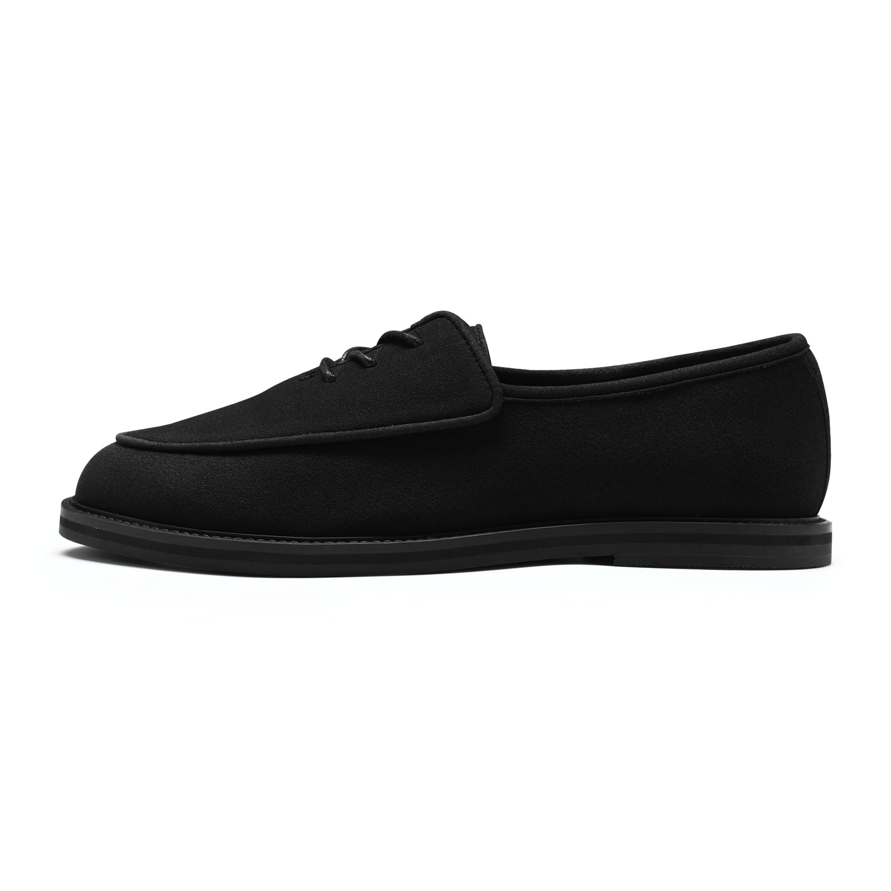 Allthemen Herren Loafer Wildleder Leicht Slipper Slip On Farbverläufe Mokassin mit Schnürsenkel Casual Business