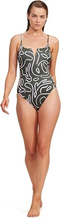 Gottex Luma Artsy Chic V Wire One Piece Women's Swimsuit Removable Soft Cups, Adjustable Straps and Front & Back Lining