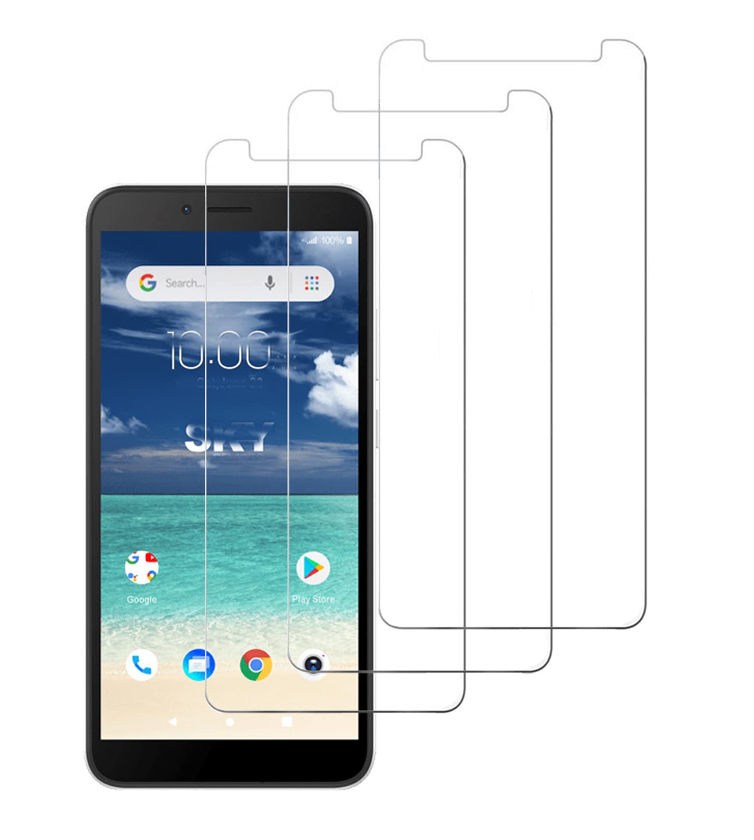 3 Pack for HotPepper Panca Screen Protector,Case Friendly, Scratch Resistant Bubble Free Anti-Fingerprints HD Clear,Tempered Glass Film for HotPepper Panca