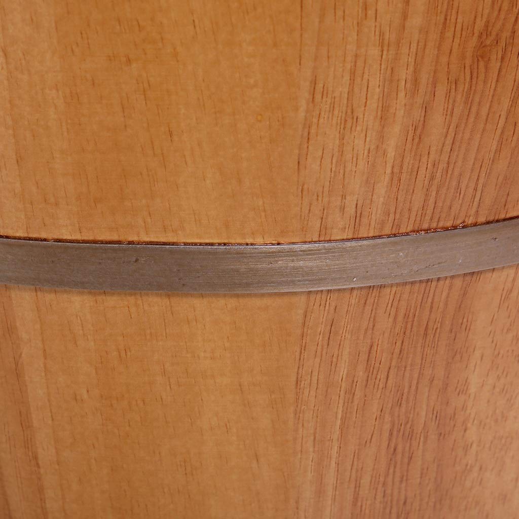 Botte di legno Spa per i piedi Regalo per la casa Vaschetta per piedi in legno massello Secchio per pedicure liscio e delicato Benna per pediluvio per la salute Botte per piedi in legno Secchio per