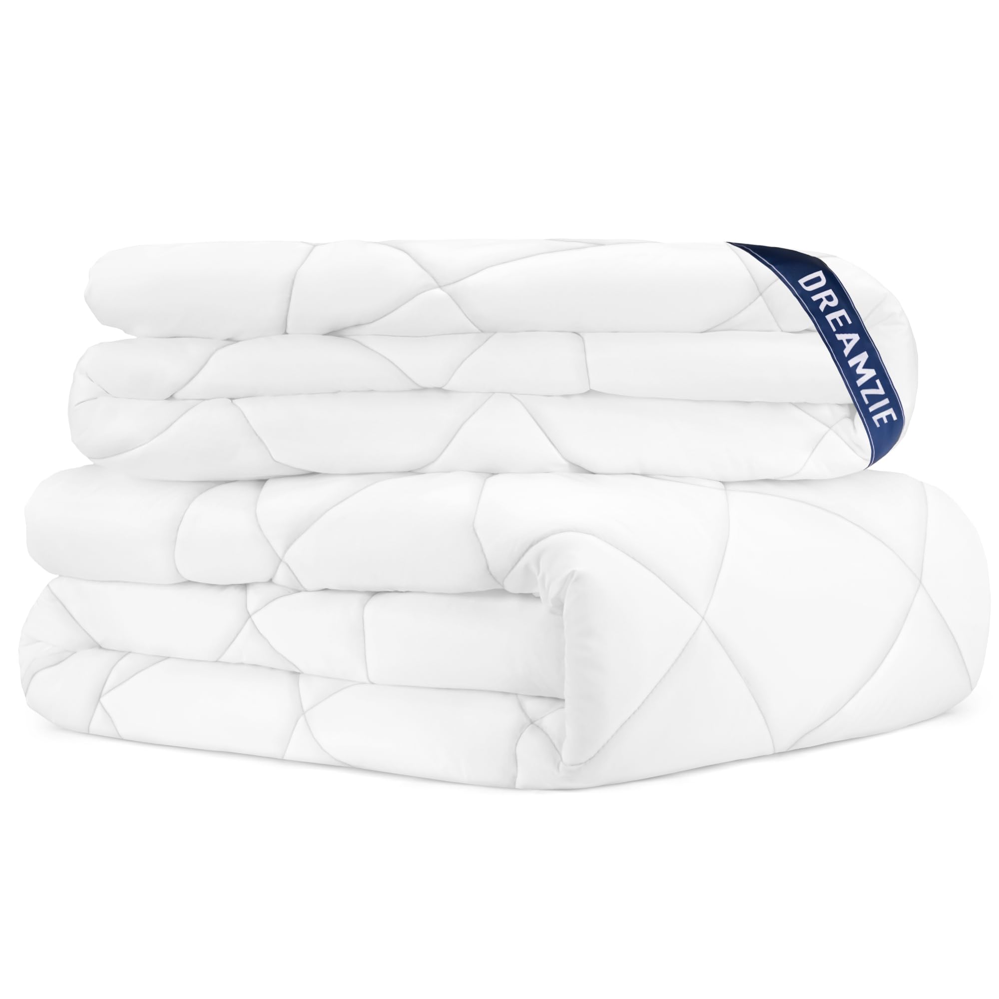 Dreamzie Piumino Letto Singolo Invernale 155x200 - Piumone 4 Stagioni 155 x 200 cm - Coperta Trapunta 155x200 di Microfibra Sintetico