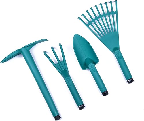 Mintra Home Juego de herramientas de jardinería  Paquete de 4 cultivadores pala pala garra rastrillo ideal para plantar flores jardinería plantas disponible en Yaxa Colombia