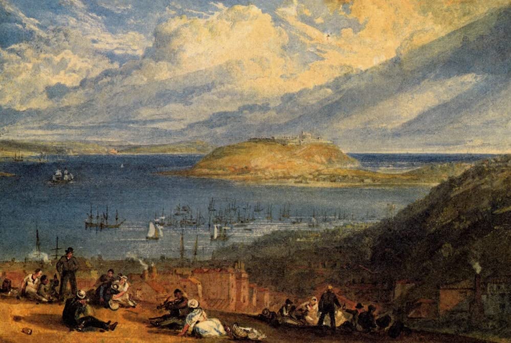 Affiche Falmouth Harbour Turner - Poster peinture art mural 60x90
