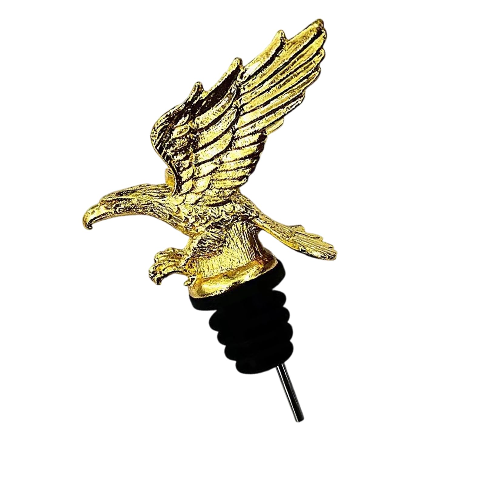 APGLSXY Premium Kirsite Liquor Dispenser with Artistic Hawks Design Ergonomic Handle Wine Tool for Smooth Pouring Kirsite Hawks Head Wine Pourer