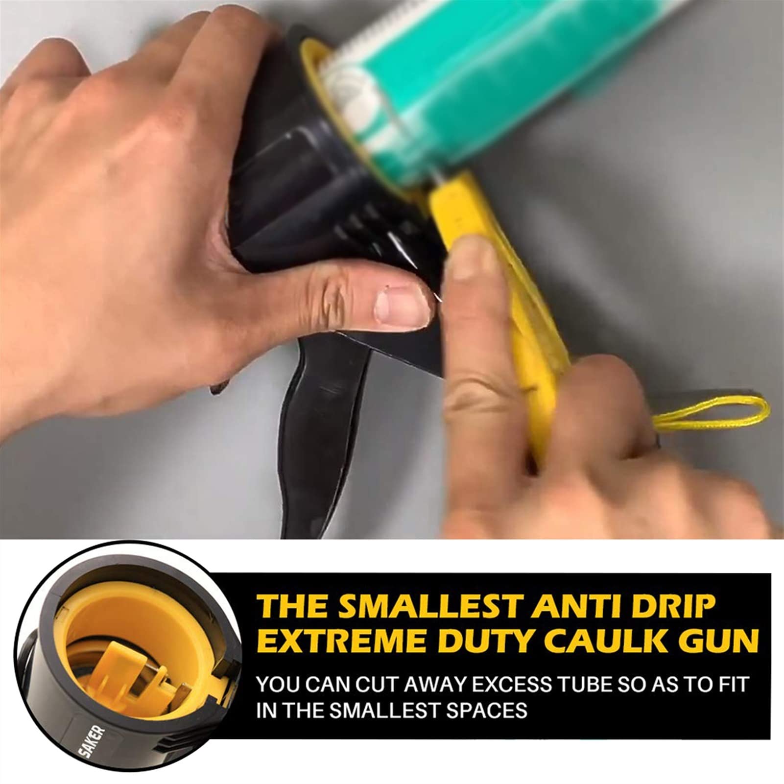 Amazon.co.jp: ポータブルシリコンコーキングガン絶縁小型