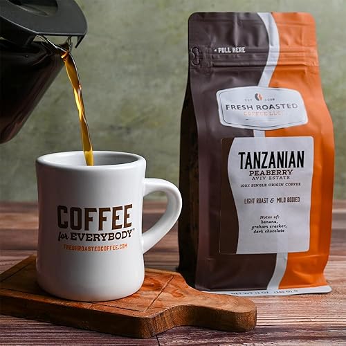 Vista 91 de Fresh Roasted Coffee, Ethiopian Yirgacheffe Kochere, 2 libras (32 onzas), tostado medio, Kosher, molido