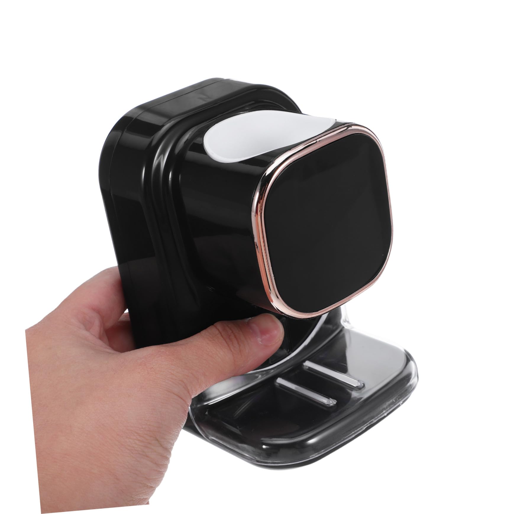Yardwe Dispenser Automatico di Dentifricio Elettrico a Muro Sensore per Applicazione Manuale, Nero