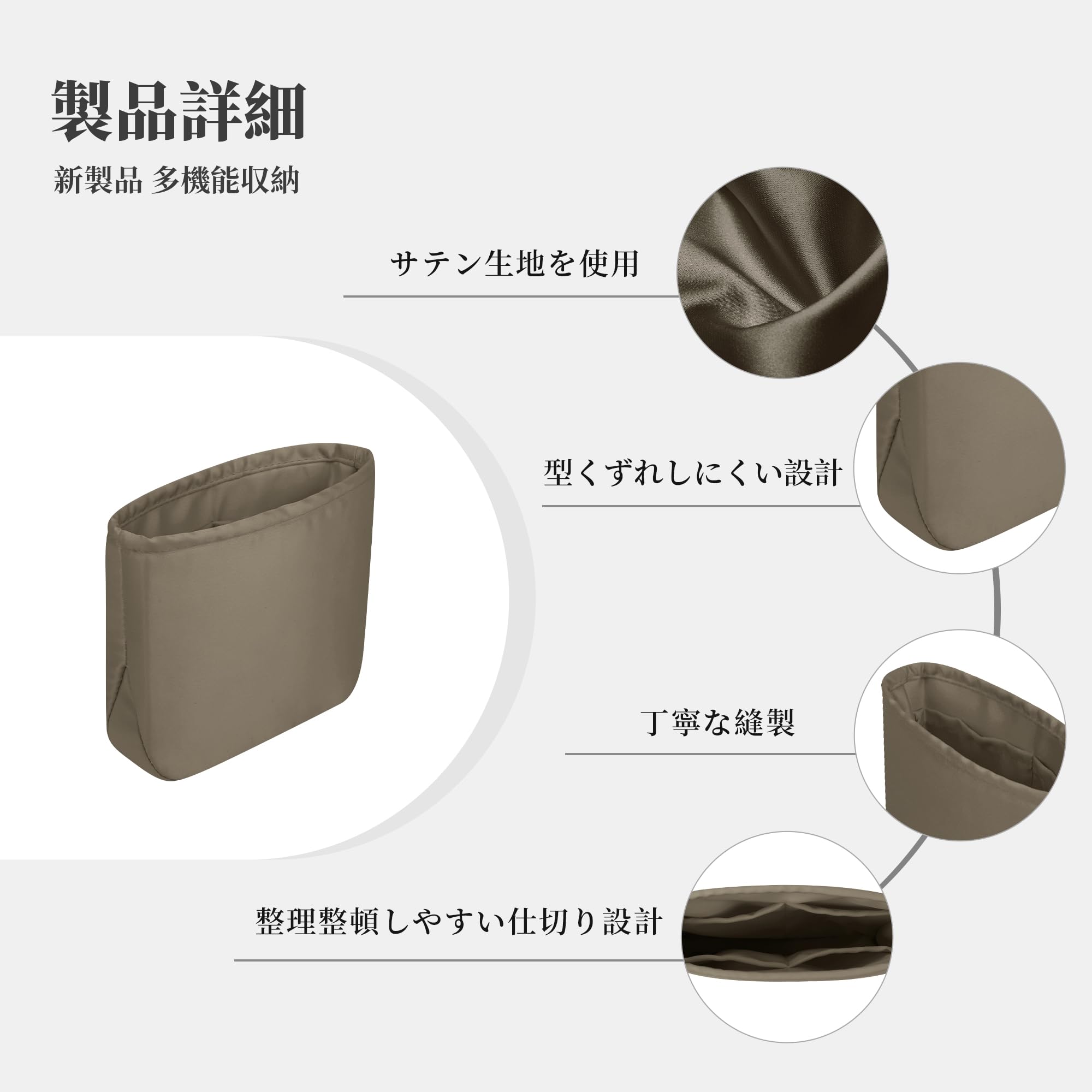 Amazon.co.jp: KINGS IN BAG エブリン用 バッグインバッグ 日常使い