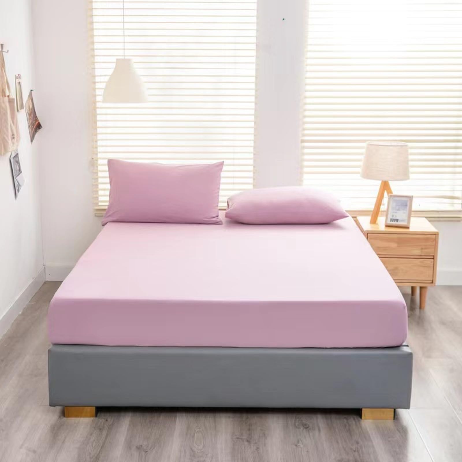 Prześcieradło z gumką w 100% z bawełny 48 x 74 cm - miękki i oddychający pokrowiec na materac do łóżeczka dziecięcego idealny dla niemowląt hipoalergiczna łatwa w pielęgnacji bawełniana pościel