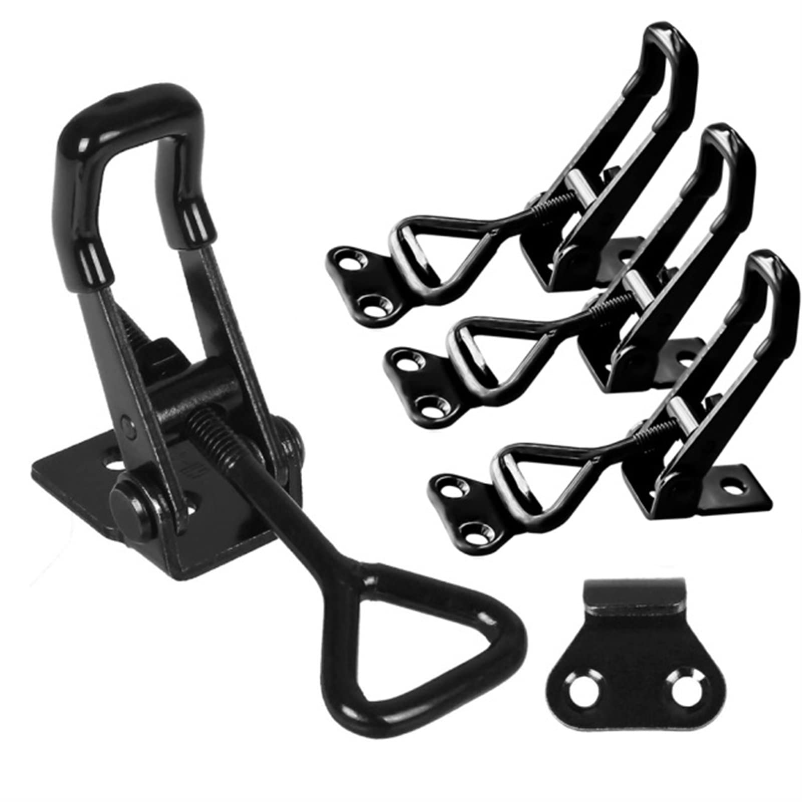 Nvsfzgiyg Nero Toggle Latch Catch Clamp Adjustable Cabinet Boxes Lever Handle Lock Hasp For Home Sliding Door Furniture Hardware