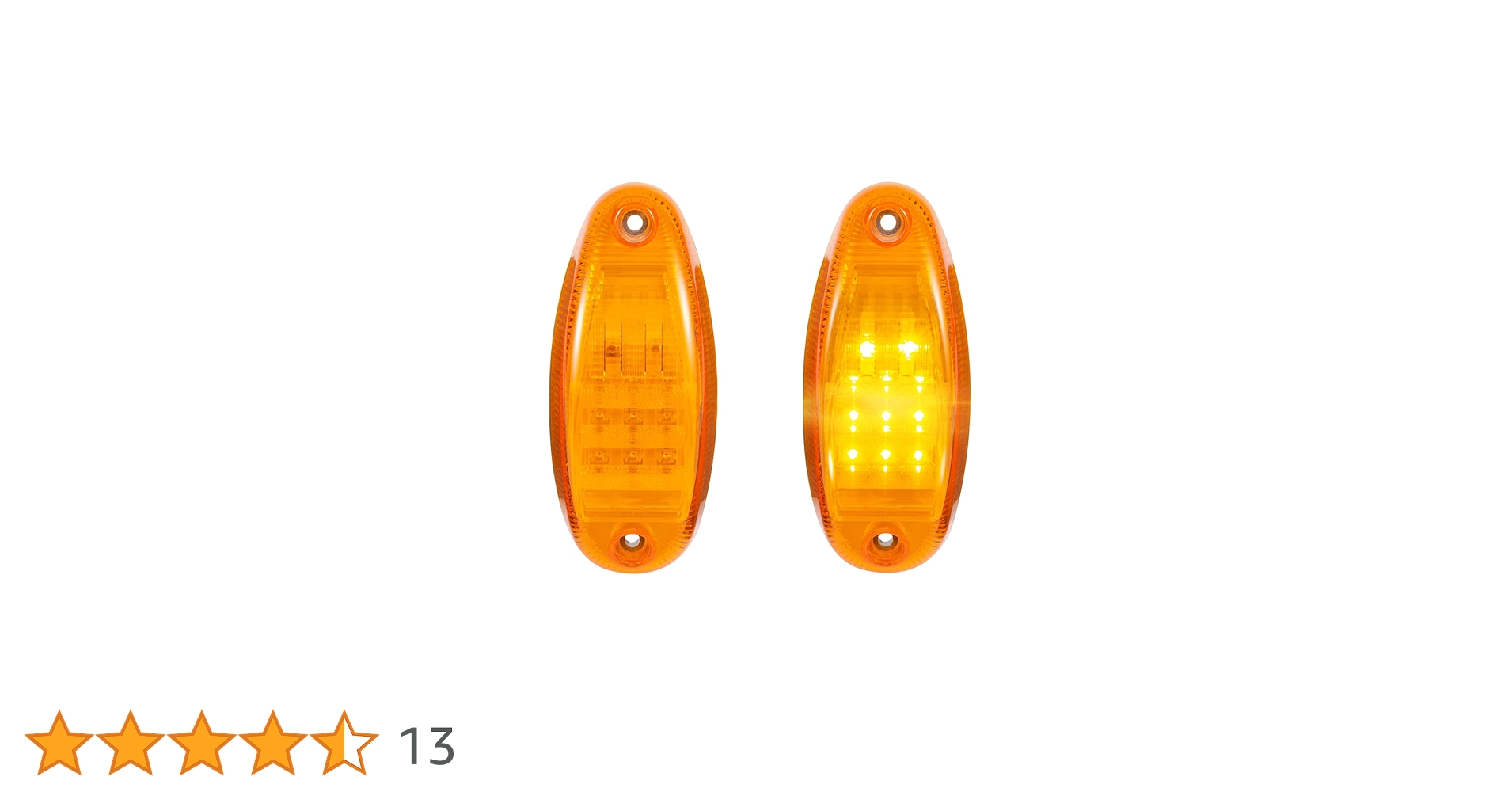 【カレンバーグ】250個 AM003.016.033 LM011.018 EVERESTHD 2 PCS LED Side Marker Light Turn Signal Light Truck
