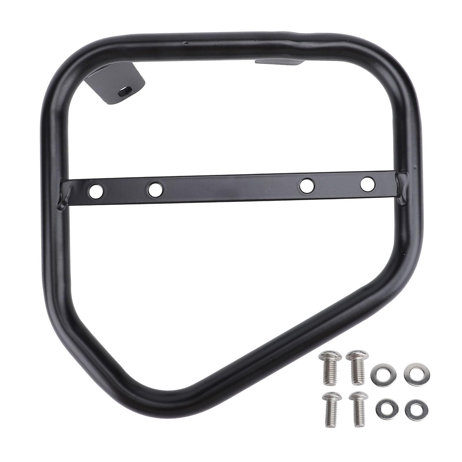 Staffa per Borsa per Bagagliaio Laterale per Moto, Rack di Stoccaggio Extra in Ferro Durevole per Scrambler 400 800 2015-2022 (A sinistra: DS638 BBZJ)