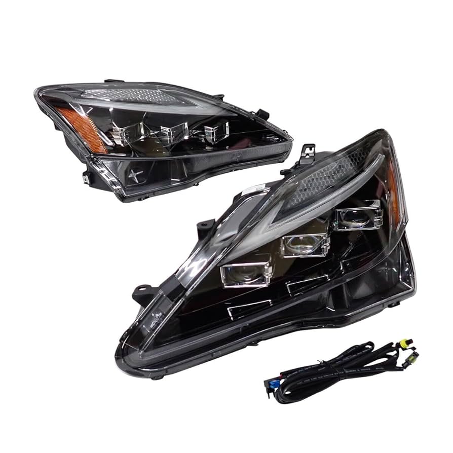 LEXUS レクサス IS 20系 30系ルック仕様 三眼LED ヘッドライト LEXUS レクサス IS 20系 30系ルック仕様 三眼LED ヘッドライト