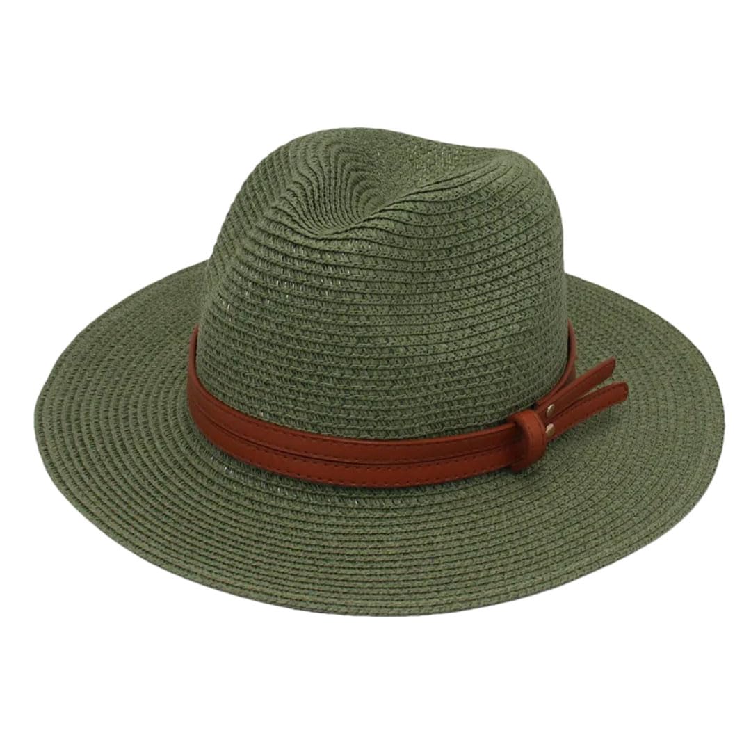 LCUVIMPEX Bucket Hats， Unisex Wide Brim Straw Panama Sun Hat Multicolor(Bean En8)