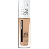 Maybelline Super Stay Full Coverage Liquid Foundation Active Wear Makeup, Up to 30Hr Wear, Transfer, Sweat & Water Resistant, Matte Finish, Medium Beige, 1 Count