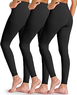 Sponsored You’re seeing this ad based on the product’s relevance to your search query.Learn more about this advertisement Roself Moment Pack of 3 Women's Yoga Leggings with High Waist - Soft Elastic Sports Trousers for Fitness & Gym, XS - XL