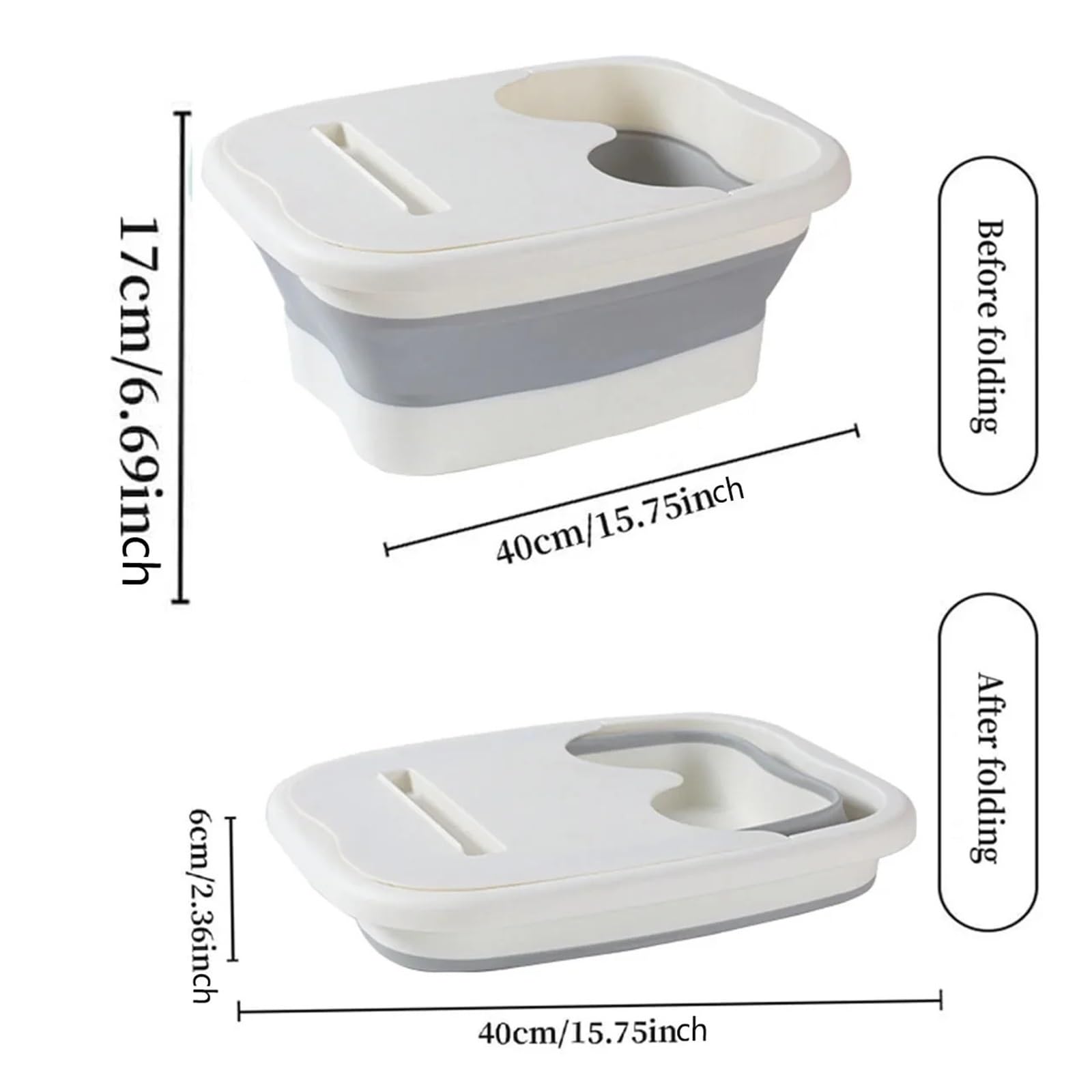 Cubo Plegable Para Remojo De Pies Lavabo plegable for baño de pies, cubo for remojo , for Spa for , bañera, for