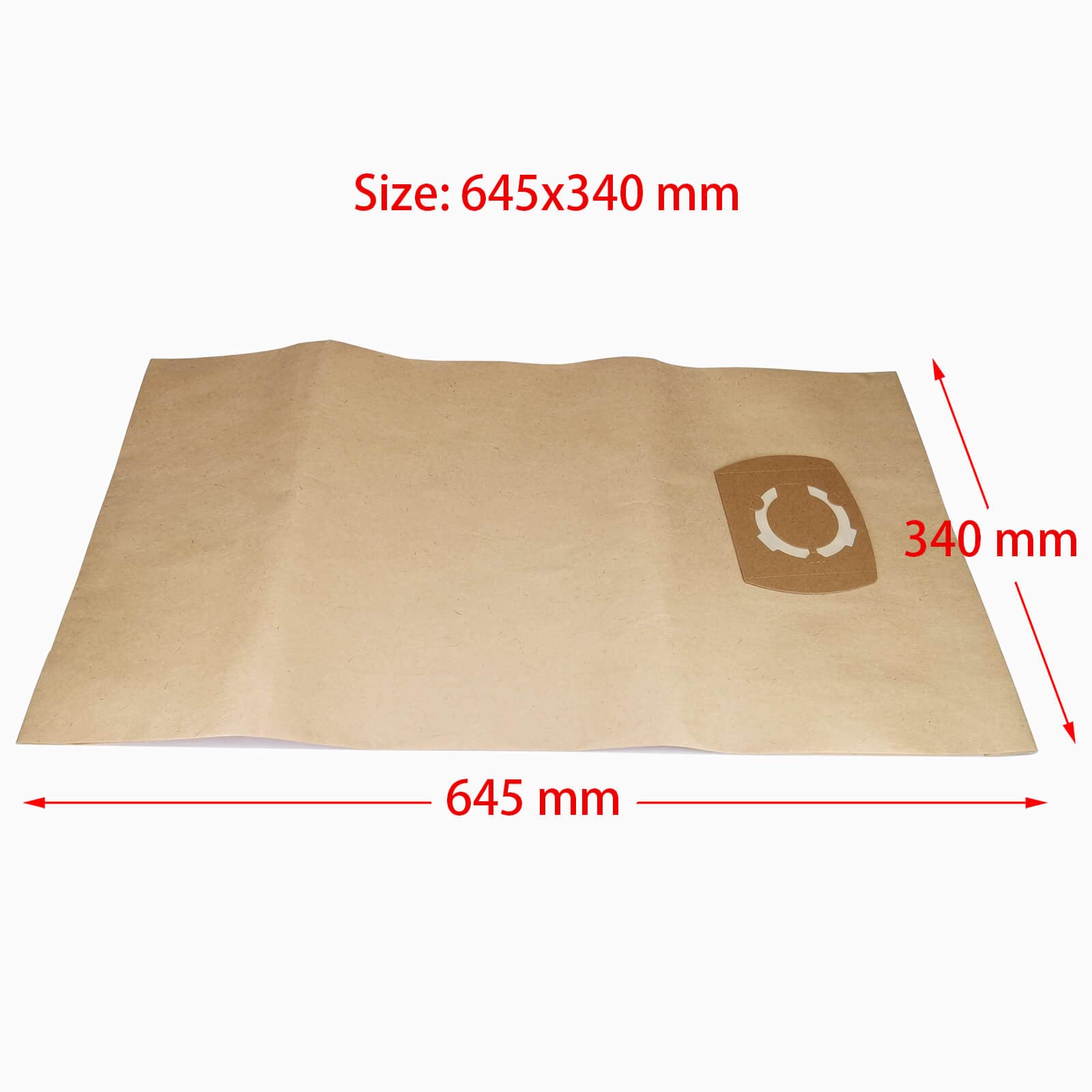 18 sacchetti per aspirapolvere compatibili con Masko K-ISS-102-YE K-AF-102 per aspirapolvere a secco, sacchetto di ricambio, 30 l