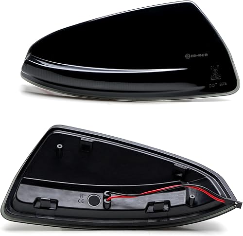 Miniatura 9 de iJDMTOY Kit de montaje de luz intermitente con lente ahumada, tira LED completa secuencial dinámica intermitenteflujo lateral intermitente,