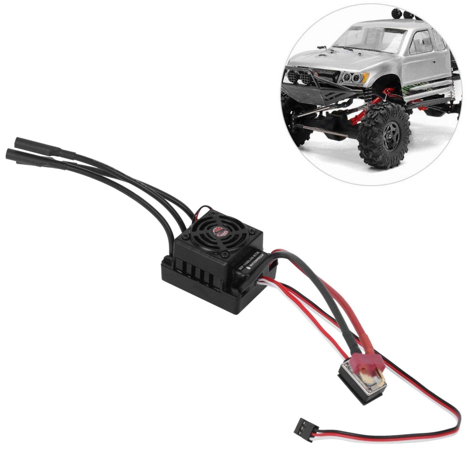 Demeras ESC Brushless 50A/300A Impermeabile RC Auto ESC Regolatore di velocità elettronico adatto per REMO RC Car 1035 1073-SJ 1093-ST 1071-SJ