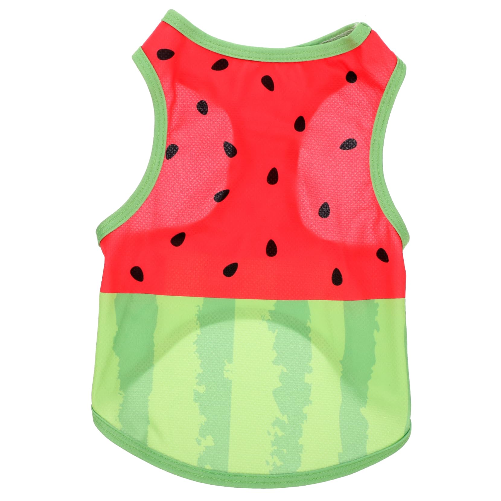 Toddmomy Adorable Watermelon Pattern Dog Cooling Vest Made of Breathable Silk for Puppies and Dogs, Comfortable Summer Pet Clothes for Outdoor Activities and Hot Flashes