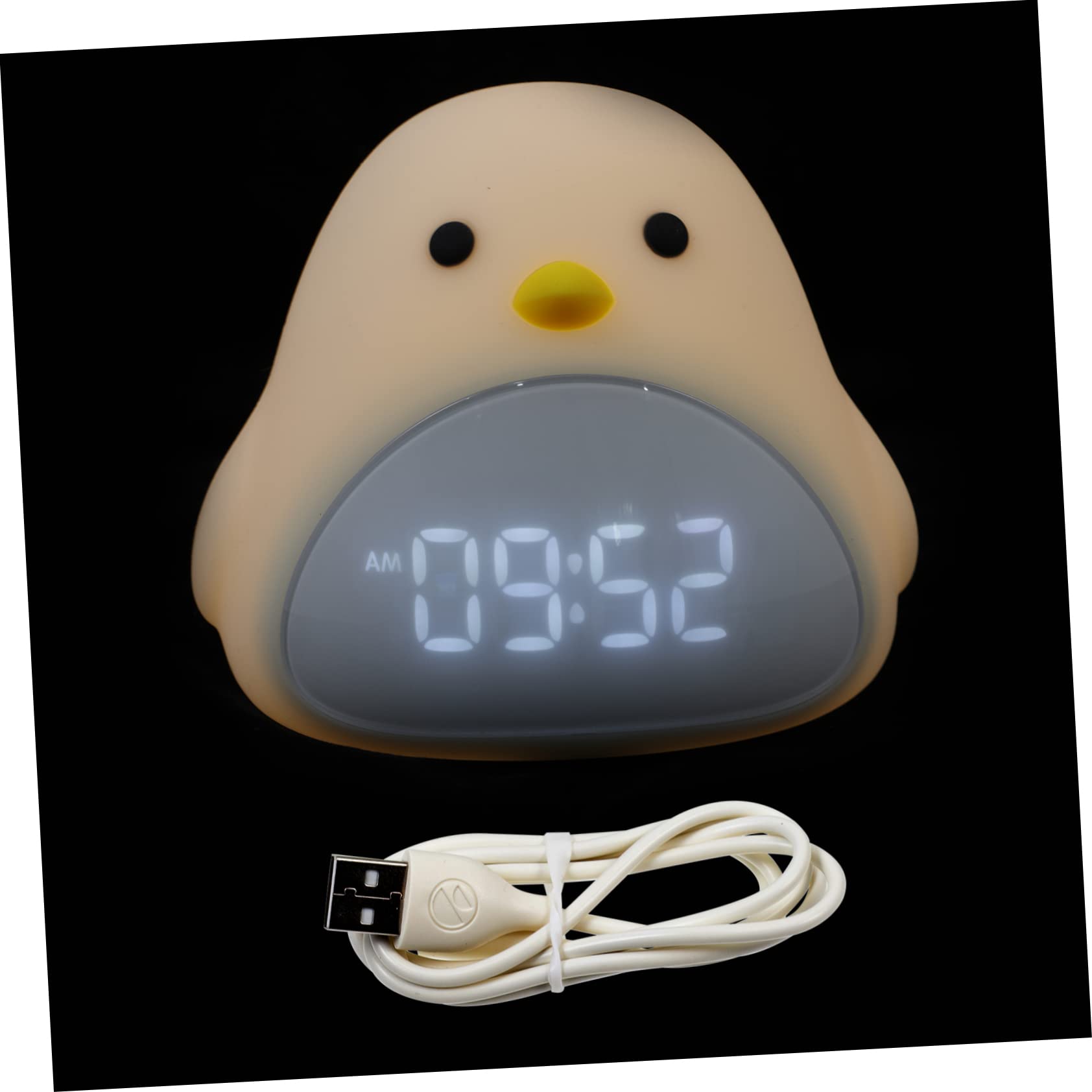 Cabilock 1juego Reloj Despertador Infantil Luz Nocturna y Función De Alarma De Mesita Para Diseño y Práctico Para Dormitorios Para Cambios De Pañal y Alimentación Nocturna