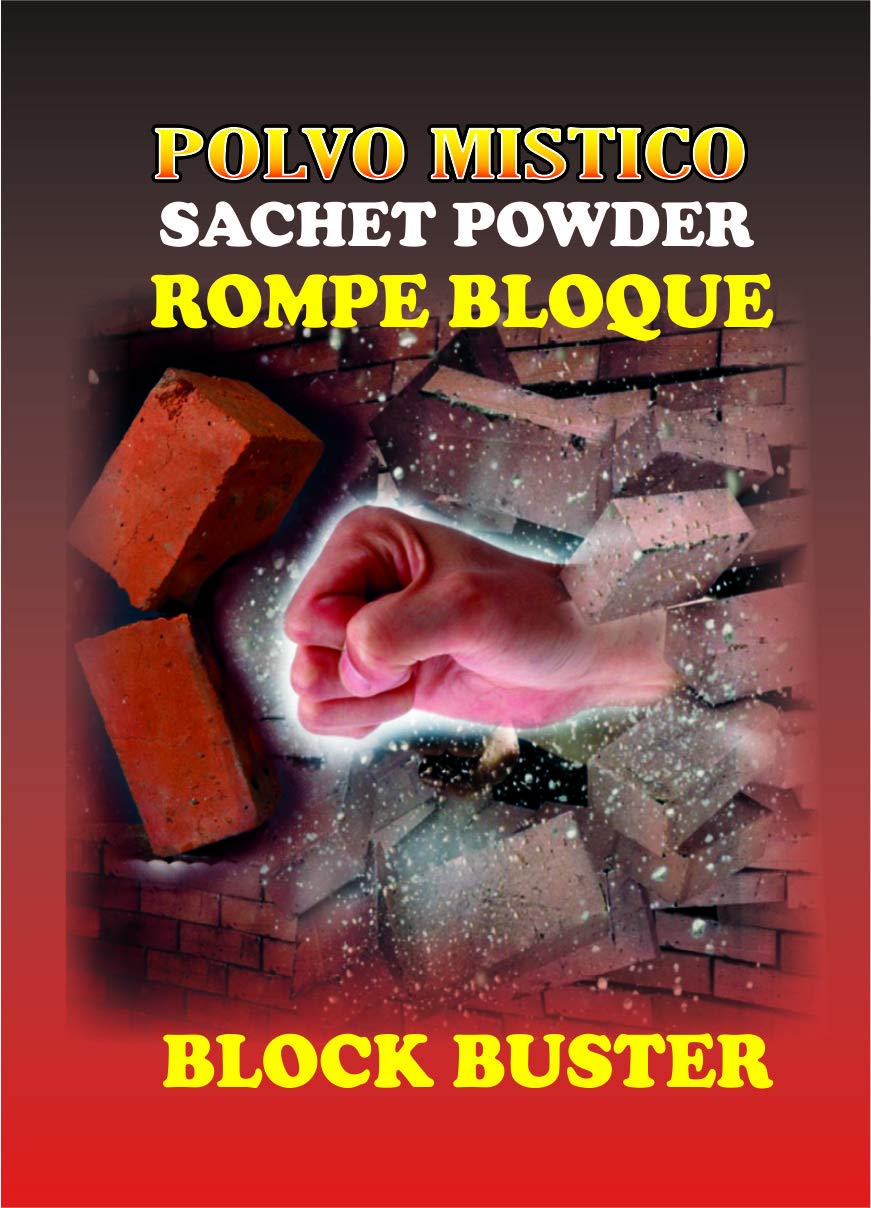 1 PIECE BRYBRADAN BLOCK BUSTER SACHET POWDER/ROMPRE BLOQUE POLVO EN BOLSA 1/2 OZ 14 GR