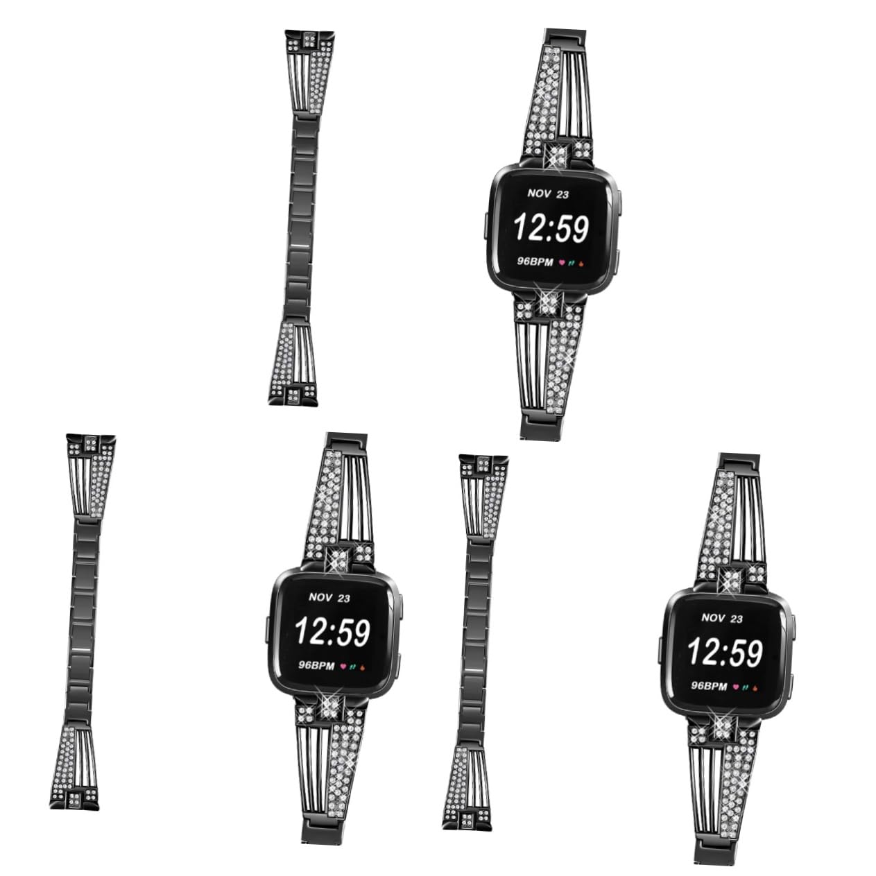 Hemobllo 3 Pièces Femmes Bracelets Bracelets Femmes De Dames Montre Bandes Montre Bandes Pour Les Remplacement e Intelligente e Bracelet Remplacement