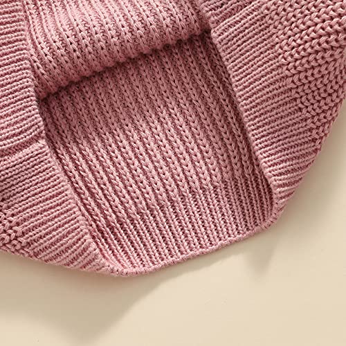 Image of Afunbaby Baby Girl Boy Knit Sweater Blouse Pullover Sweatshirt Warm Crewneck Long Sleeve Tops for Infant Toddler