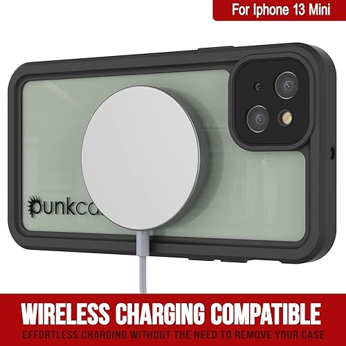 Miniatura 4 de Punkcase Funda impermeable para iPhone 13 Mini Extreme Series Slim Fit Certificado IP68 a prueba de golpes a prueba de nieve con protector de