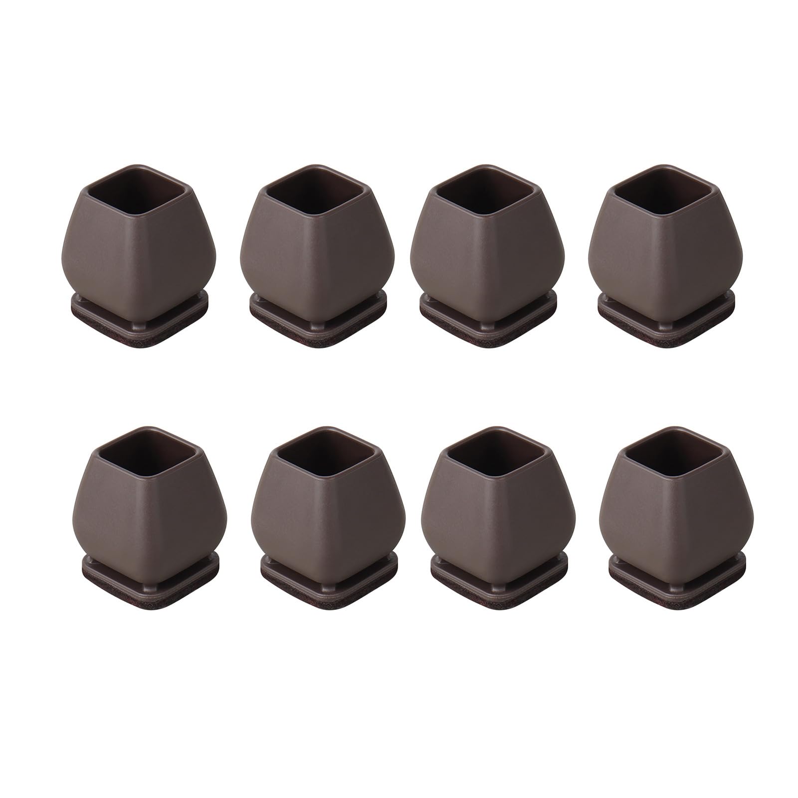 8Pcs Small Chair Leg Floor Protectors Stool Leg Protectors Caps Felt Pad Furniture Caps Easy to Installation Furniture Table Feet
