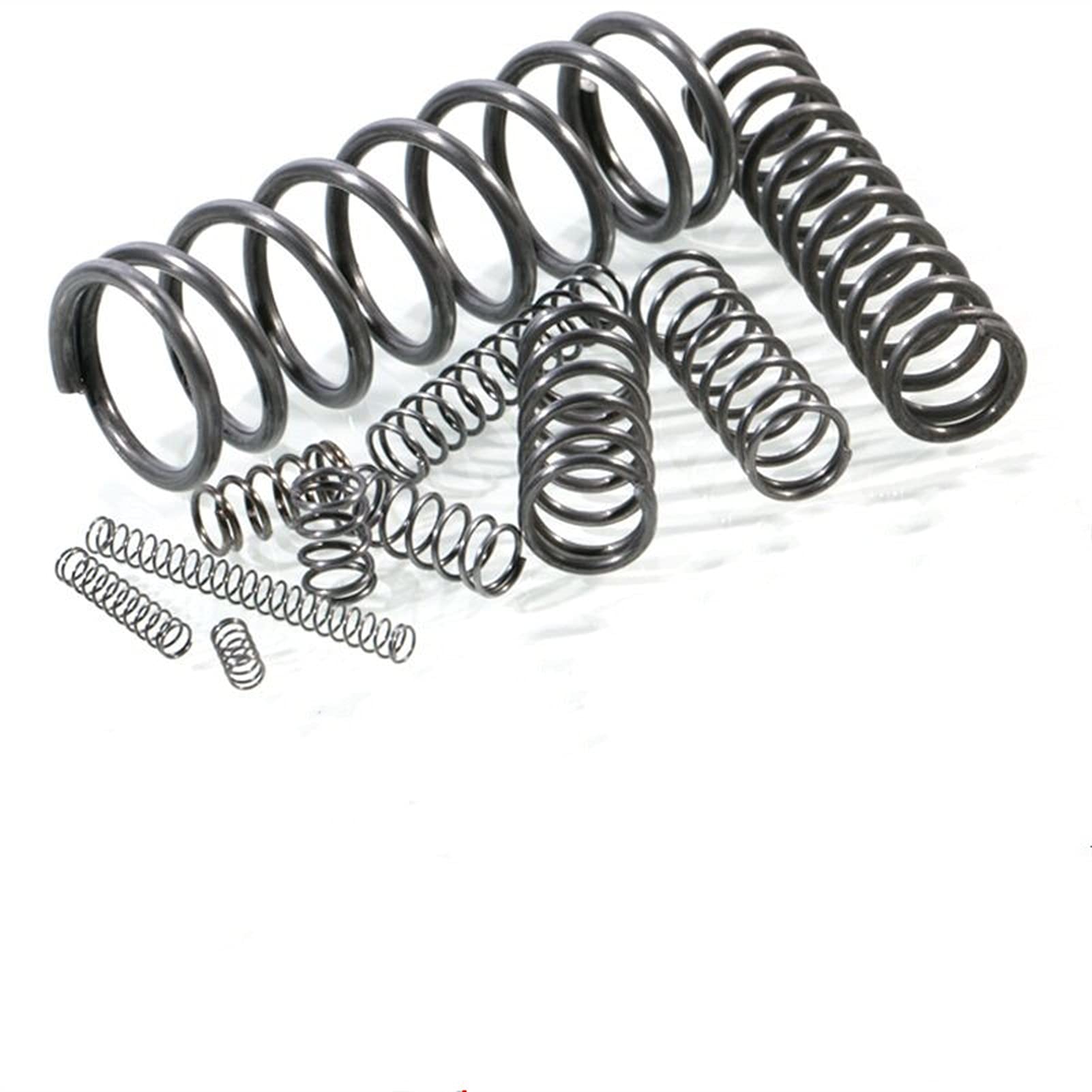 XBaofu 10pcs Wire Diameter 0.4mm Outer Diameter 7mm Small Spring Compression Spring Steel (Size : 7x10mm)