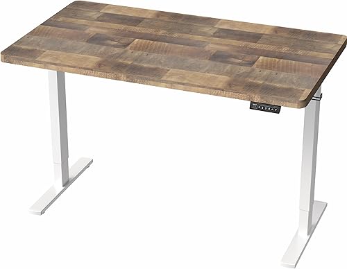 Vista 787 de VIVO DESK-KIT-1W6G - Escritorio eléctrico de pie de 60 x 24 pulgadas, ajuste de altura de memoria, serie 1B, parte superior de nogal oscuro de una