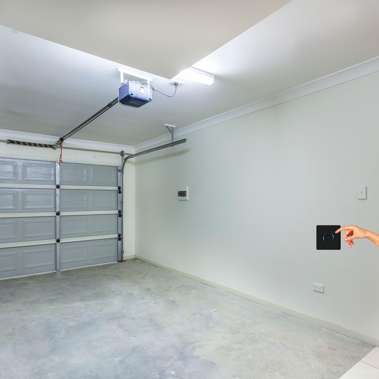RASMACOR Minuteur Mural Tactile LED IP66, pour intérieur et extérieur, 16 Niveaux de réglage du Temps, 16 A, 230 V, durée réglable de 2 à 120 Minutes, Installation Facile (Noir)