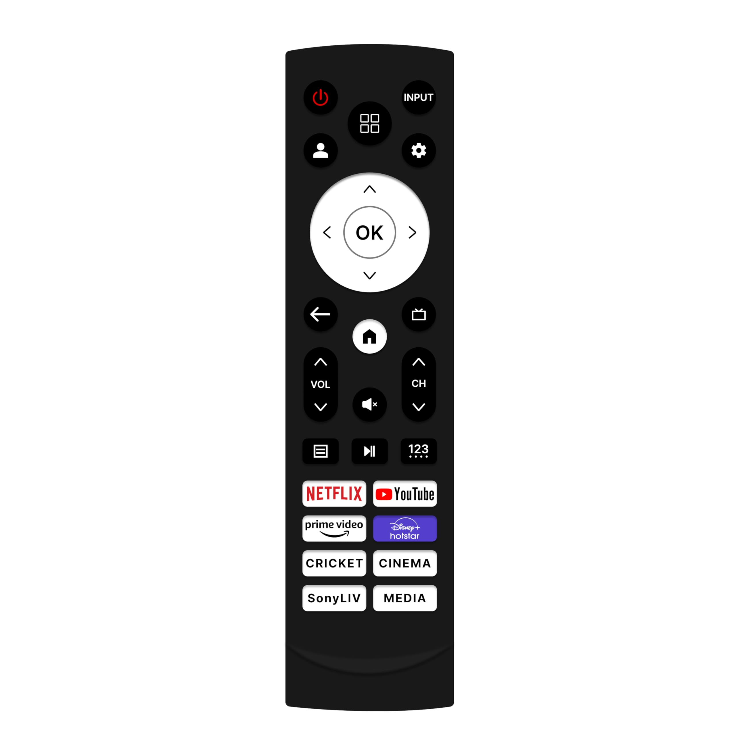 ZIEVA Compatible for Hisense Smart Tv Remote – Without Voice - Hot Keys Netflix, Prime Video, Sony LIV, Hotstar and YouTube Use for LCD LED OLED QLED UHD 4K Android TVs (B0CYQ3RQX7) Amazon Price History, Amazon Price Tracker