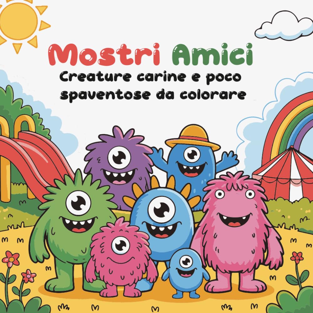 Mostri Amici: Creature carine e poco spaventose da Colorare | Libro da Colorare per Bambini | Regala ai bambini un mondo di fantasia tutto da colorare (Il Mondo da Colorare dei Bambini)