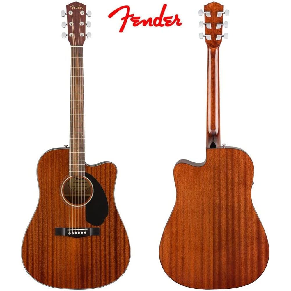 Ｈ.Ｔ　Fender　CD-60SCE All-Mahogany Amazon.com: Fender CD-60SCE All-Mahogany Dreadnought Cutaway